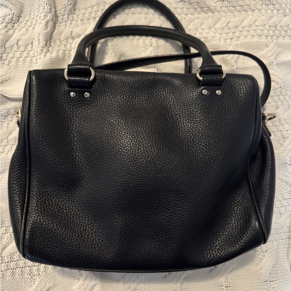 Kate Spade Black Pebbled Leather Satchel - Picture 2 of 10